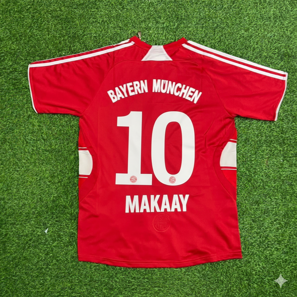 Roy Makaay Bayern Munich 2007 2009 Retro Football Jersey Kit