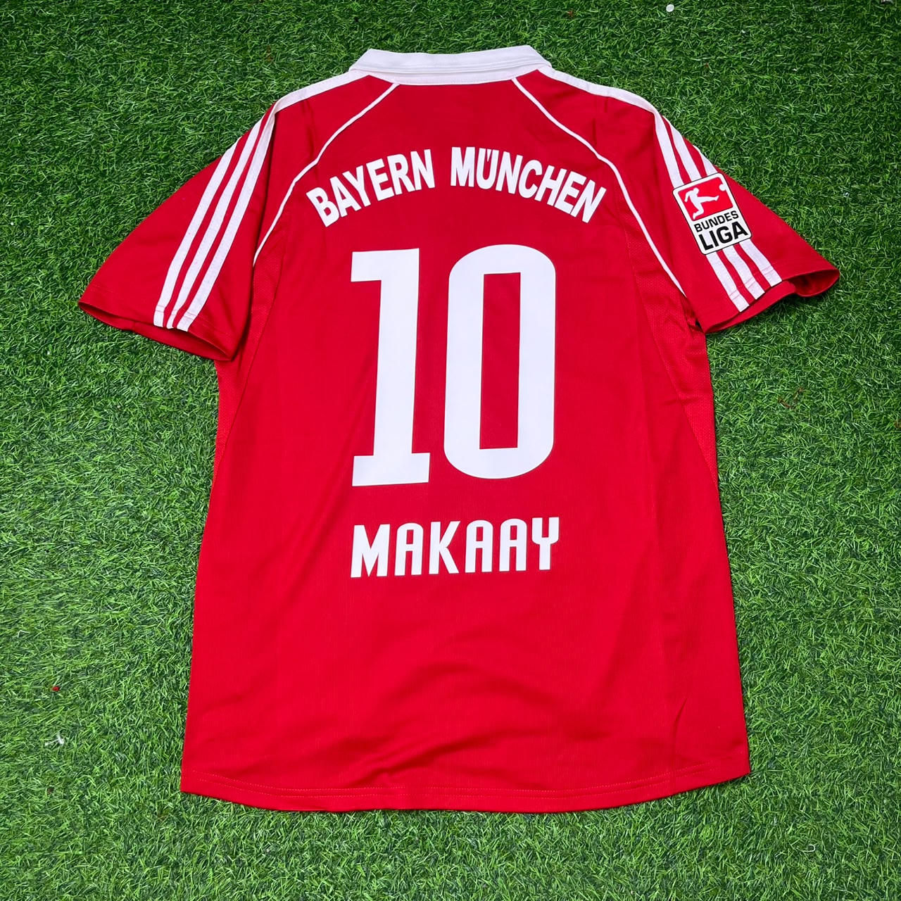 Roy Makaay Bayern Munich 2005 06 Red Home Retro Football Jersey Kit