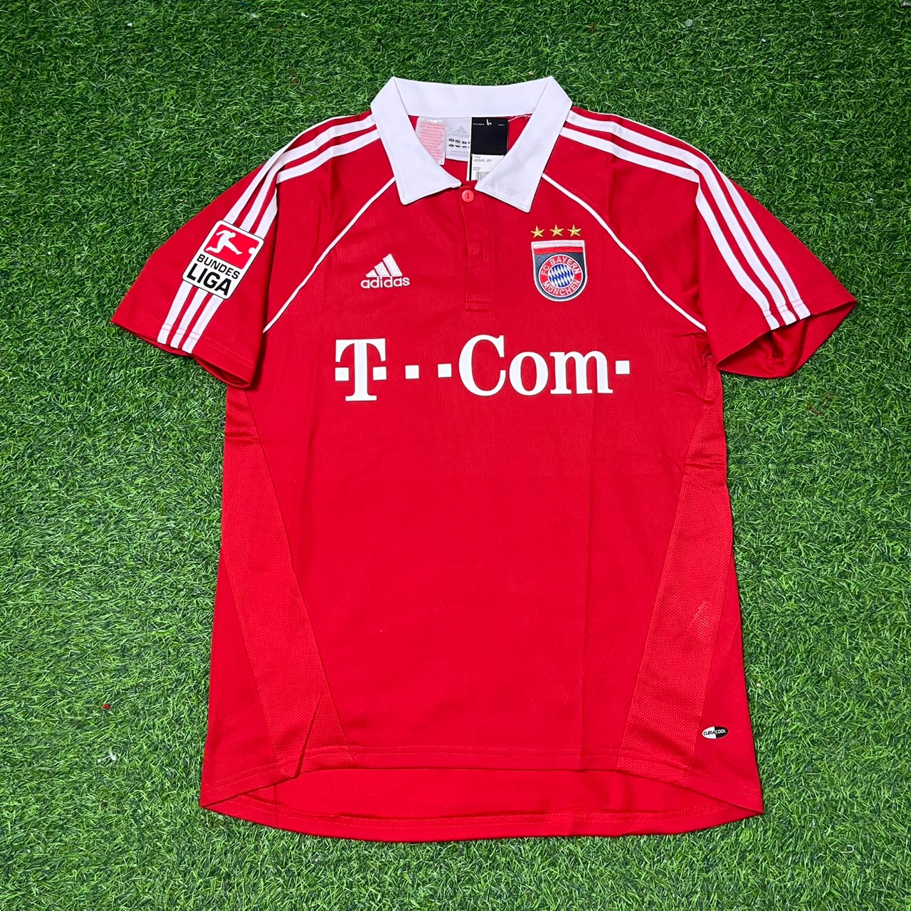 Bastian Schweinsteiger Bayern Munich 2005 06 Bundesliga Red Home Retro Football Jersey Kit