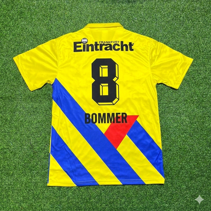Rudi Bommer Eintracht Frankfurt 1993/1996 Retro Yellow Football Jersey Kit