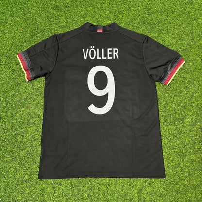 Rudi Völler #9 Germany Black Retro Football Jersey Paradise Edition