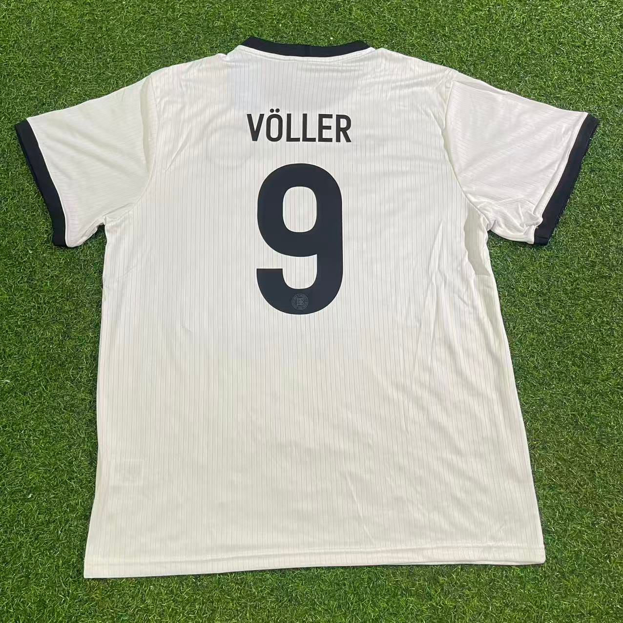 Rudi Völler Germany 125 Year Special White Football Jersey Kit