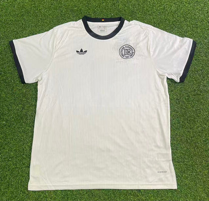 Stefan Effenberg Germany 125 Year Special White Football Jersey Kit