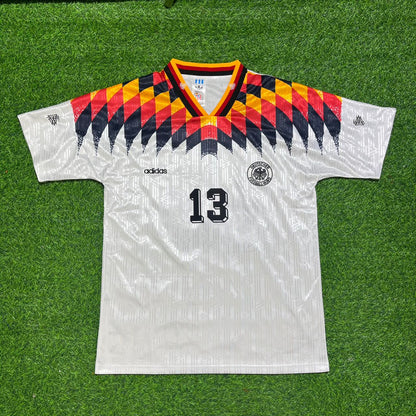 Germany World Cup 1994 Rudi Völler Deutschland Germany Retro Football Jersey Kit