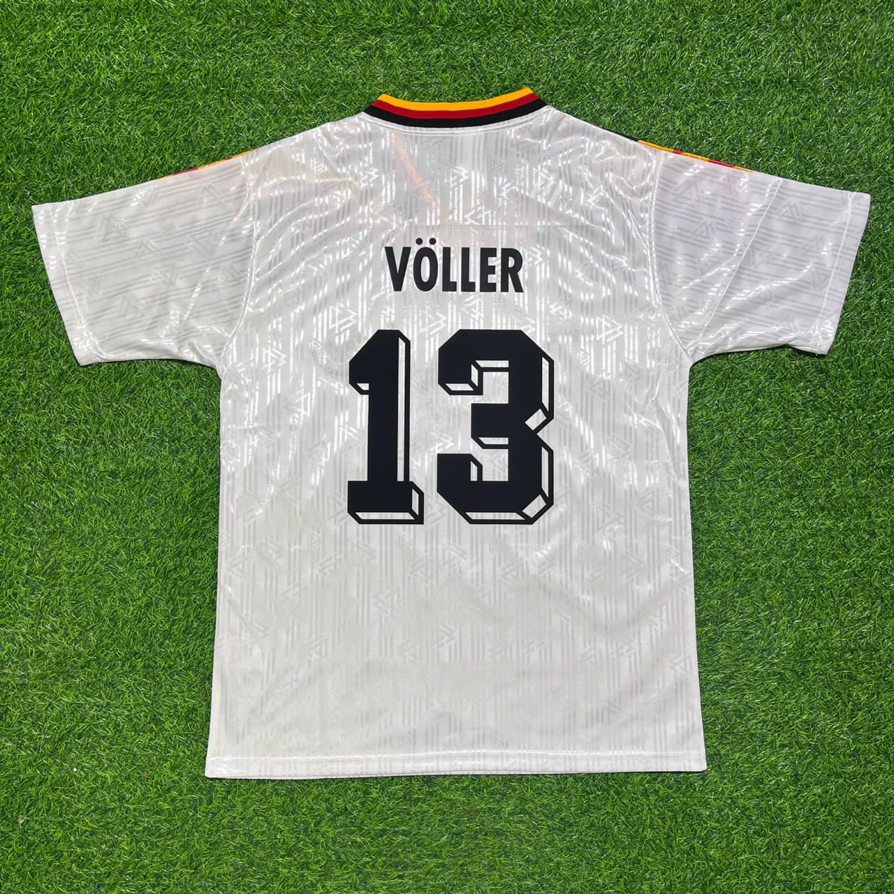Germany World Cup 1994 Rudi Völler Deutschland Germany Retro Football Jersey Kit