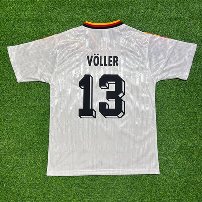 Germany World Cup 1994 Rudi Völler Deutschland Germany Retro Football Jersey Kit
