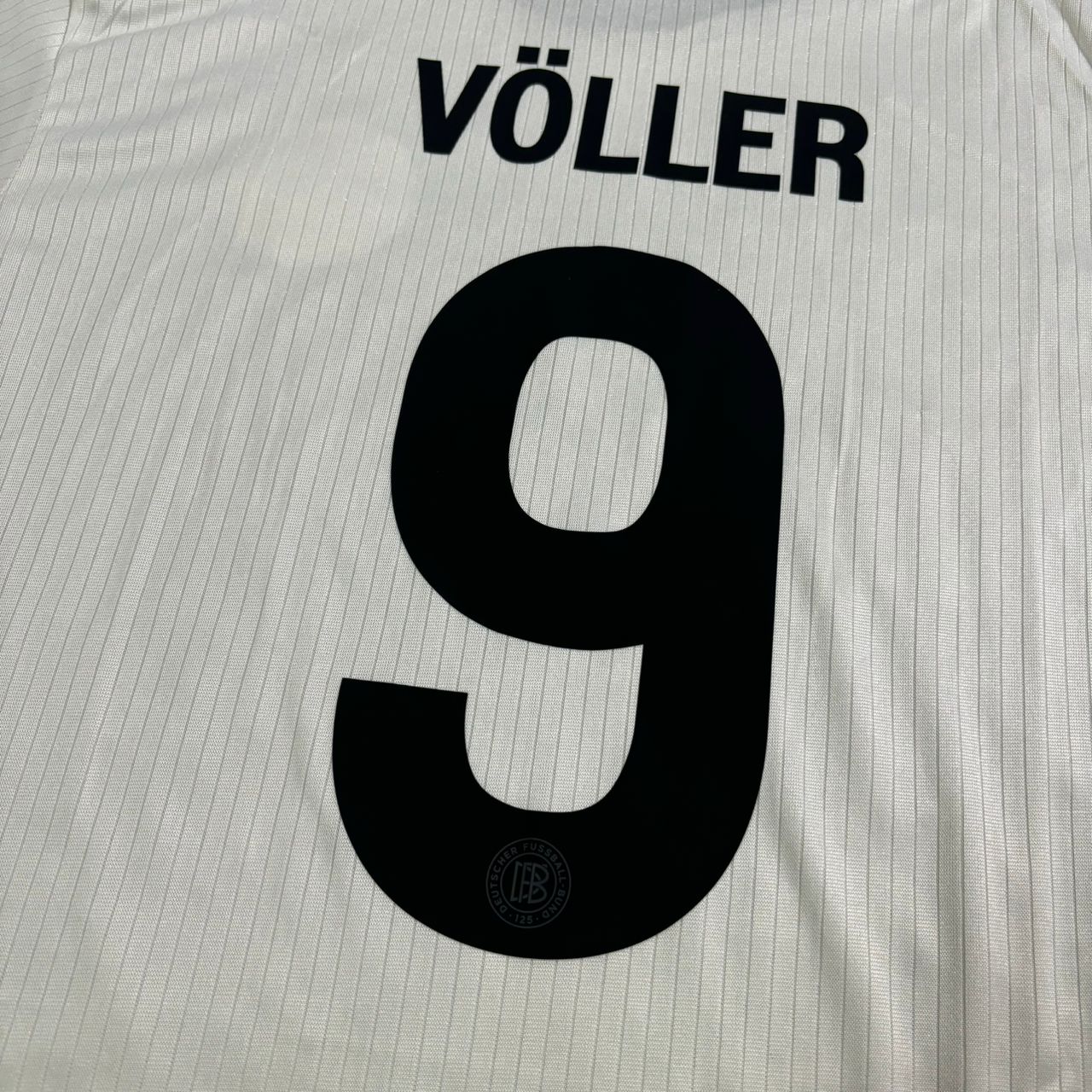 Rudi Völler Germany 125 Year Special White Football Jersey Kit