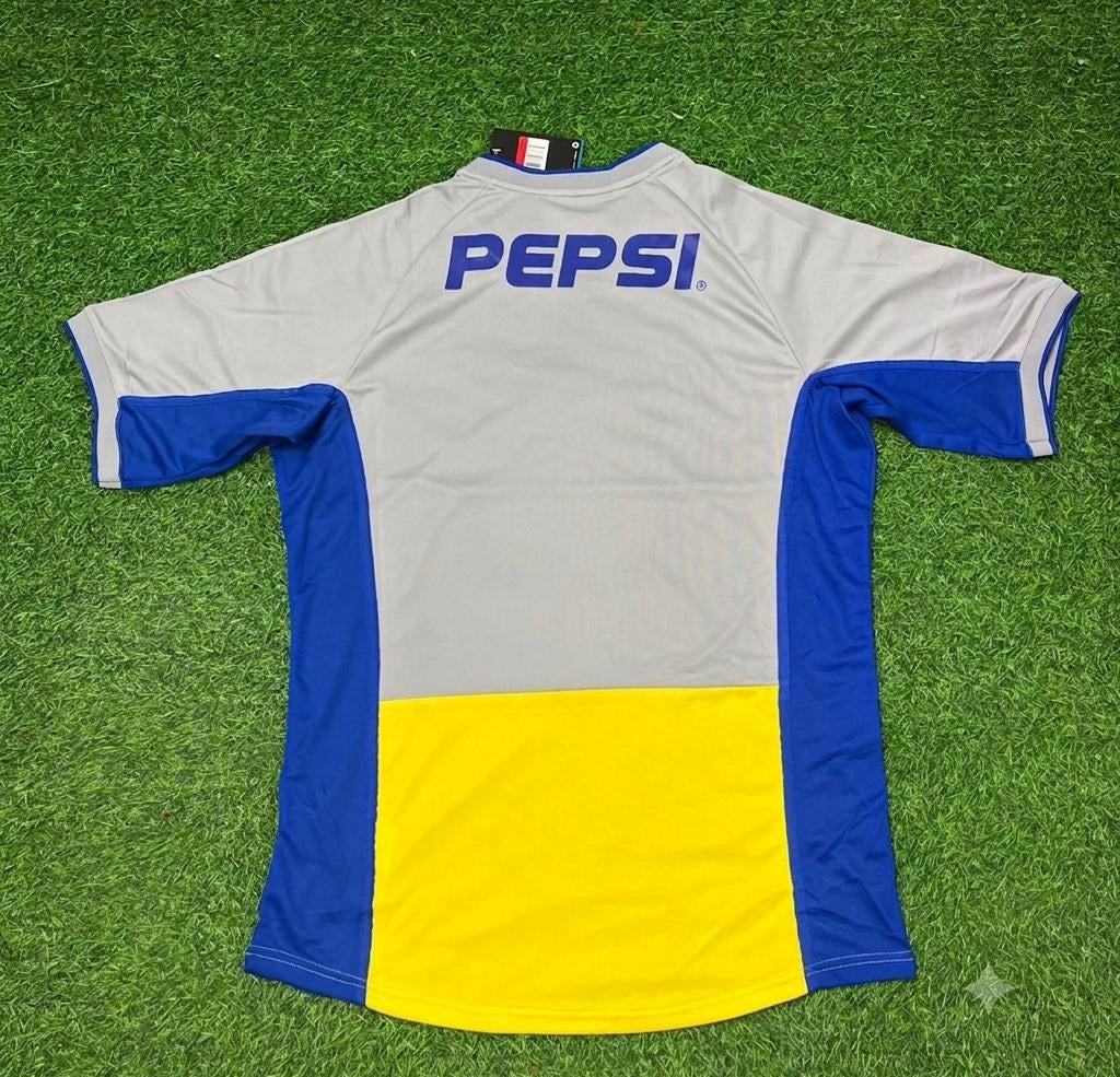 Boca Juniors 2002 Away Retro Football Jersey Kit
