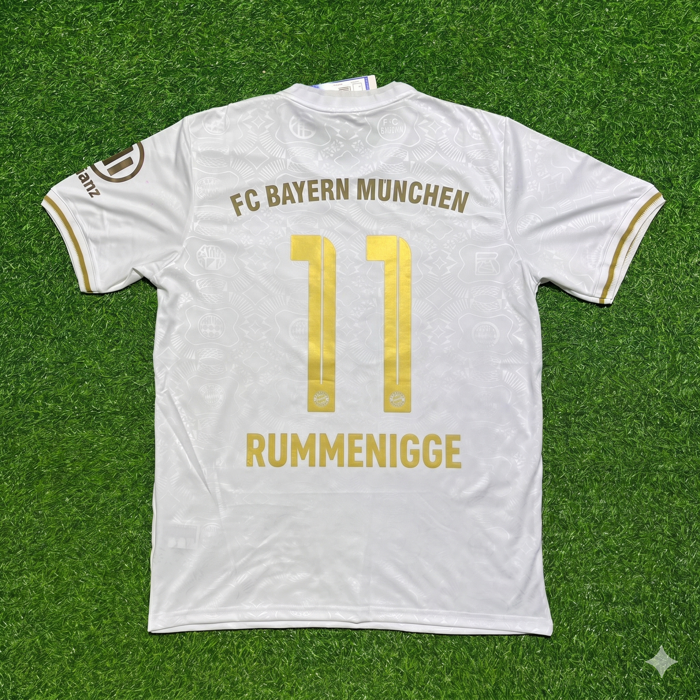Karl-Heinz Rummenigge #11 FC Bayern München 125 Years Anniversary Special-Edition White Football Jersey