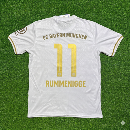 Karl-Heinz Rummenigge #11 FC Bayern München 125 Years Anniversary Special-Edition White Football Jersey