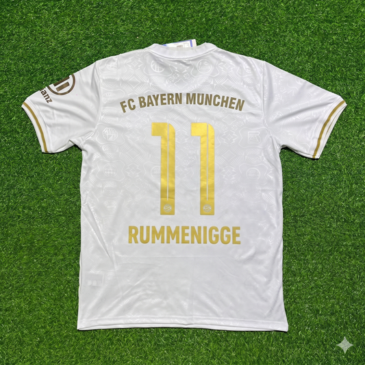 Karl-Heinz Rummenigge #11 FC Bayern München 125 Years Anniversary Special-Edition White Football Jersey