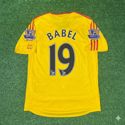 Ryan Babel Liverpool 2006/2007 Yellow Retro Football Jersey Collection