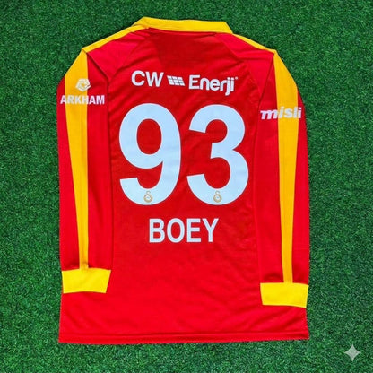 Sacha Boey Galatasaray Legendary Retro Vintage Long Sleeve Football Jersey Kit