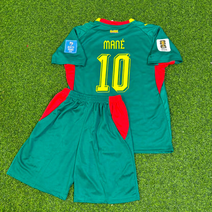 Sadio Mané Senegal 2026 World Cup Home Green Kids Football Jersey