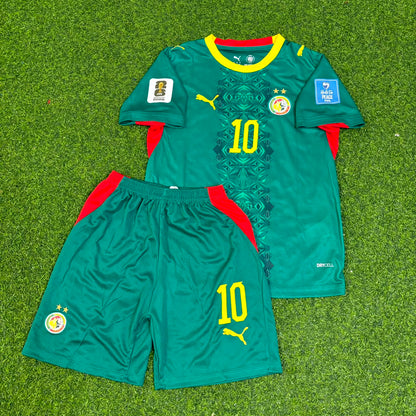Sadio Mané Senegal 2026 World Cup Home Green Kids Football Jersey