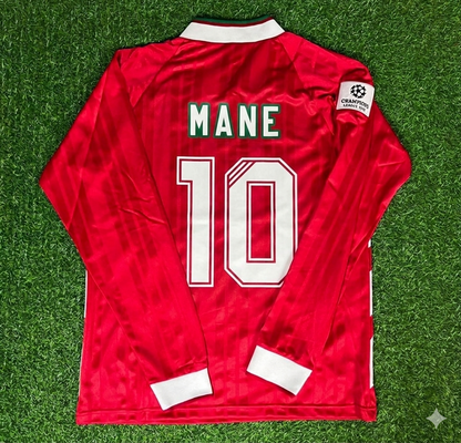 Sadio Mane Liverpool Long Sleeve Retro Football Jersey Kit