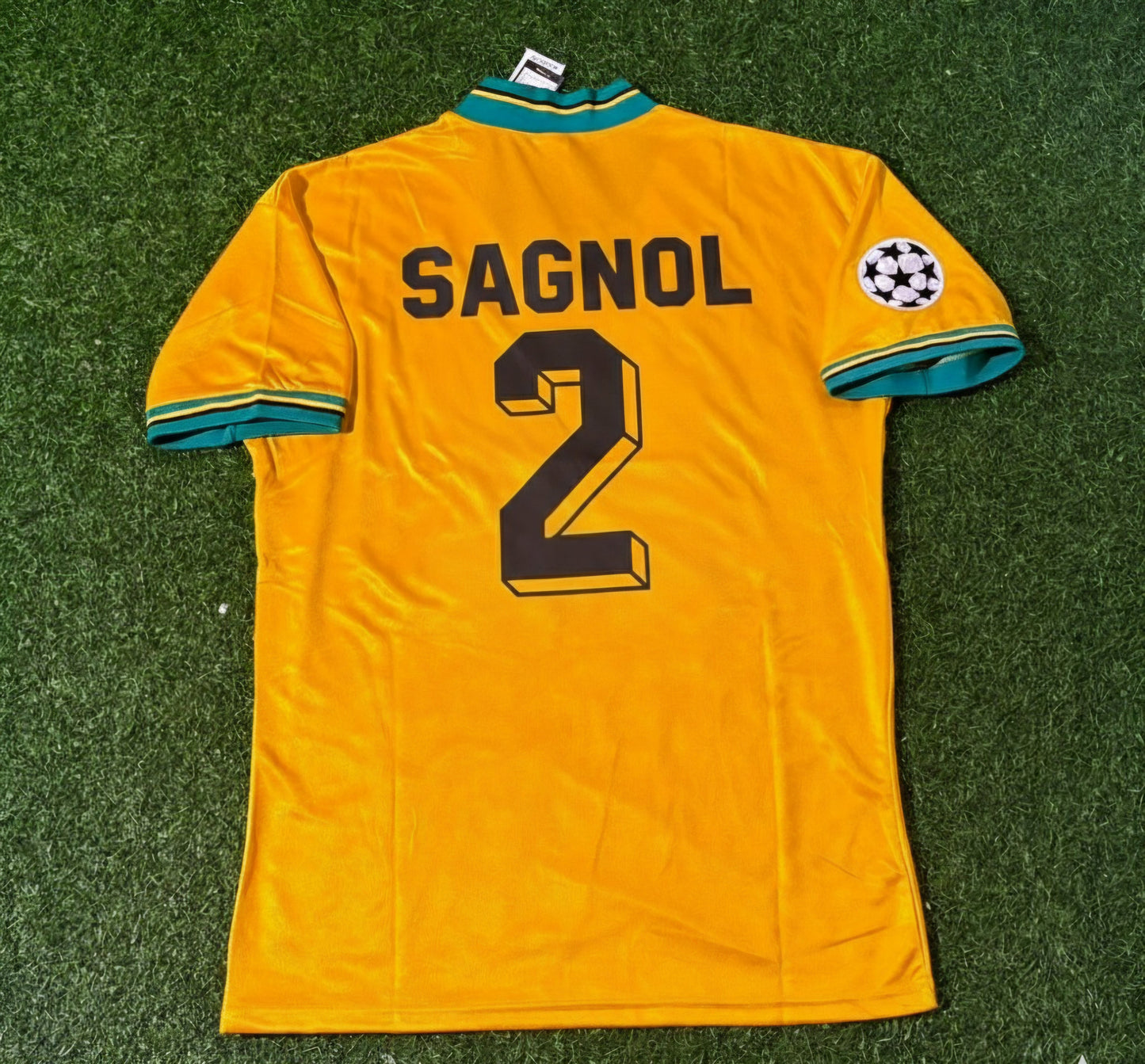 Willy Sagnol Bayern Munich Yellow Retro Football Jersey Collection