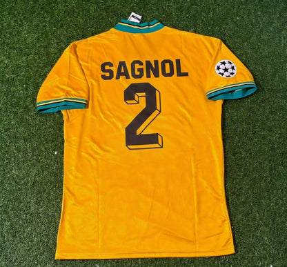 Willy Sagnol Bayern Munich Yellow Retro Football Jersey Collection