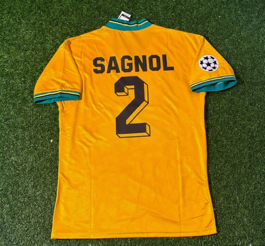 Willy Sagnol Bayern Munich Yellow Retro Football Jersey Collection