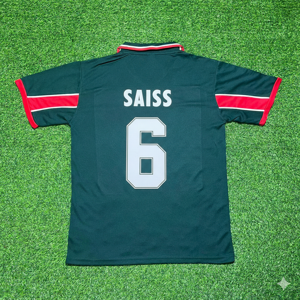 Romain Saïss Morocco Home Retro Football Jersey Kit