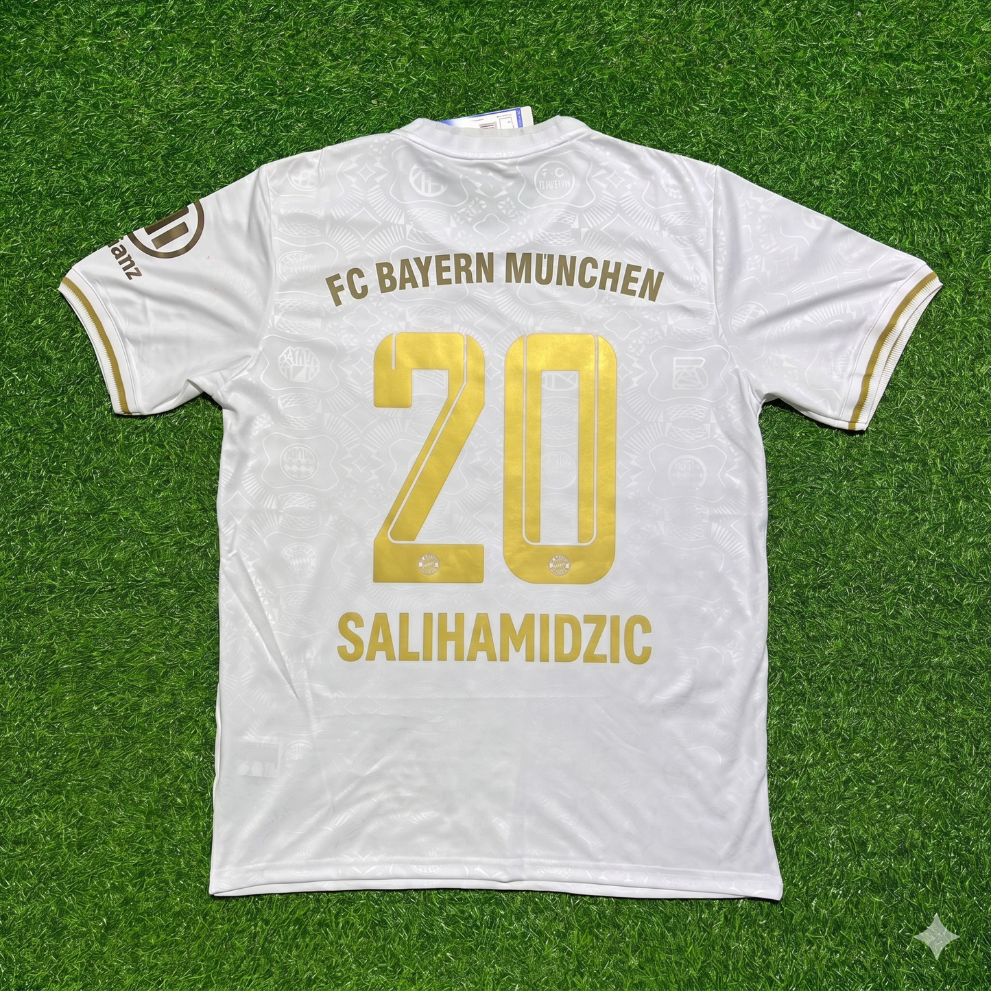 Hasan Salihamidzic #20 FC Bayern München 125 Years Anniversary Special-Edition White Football Jersey
