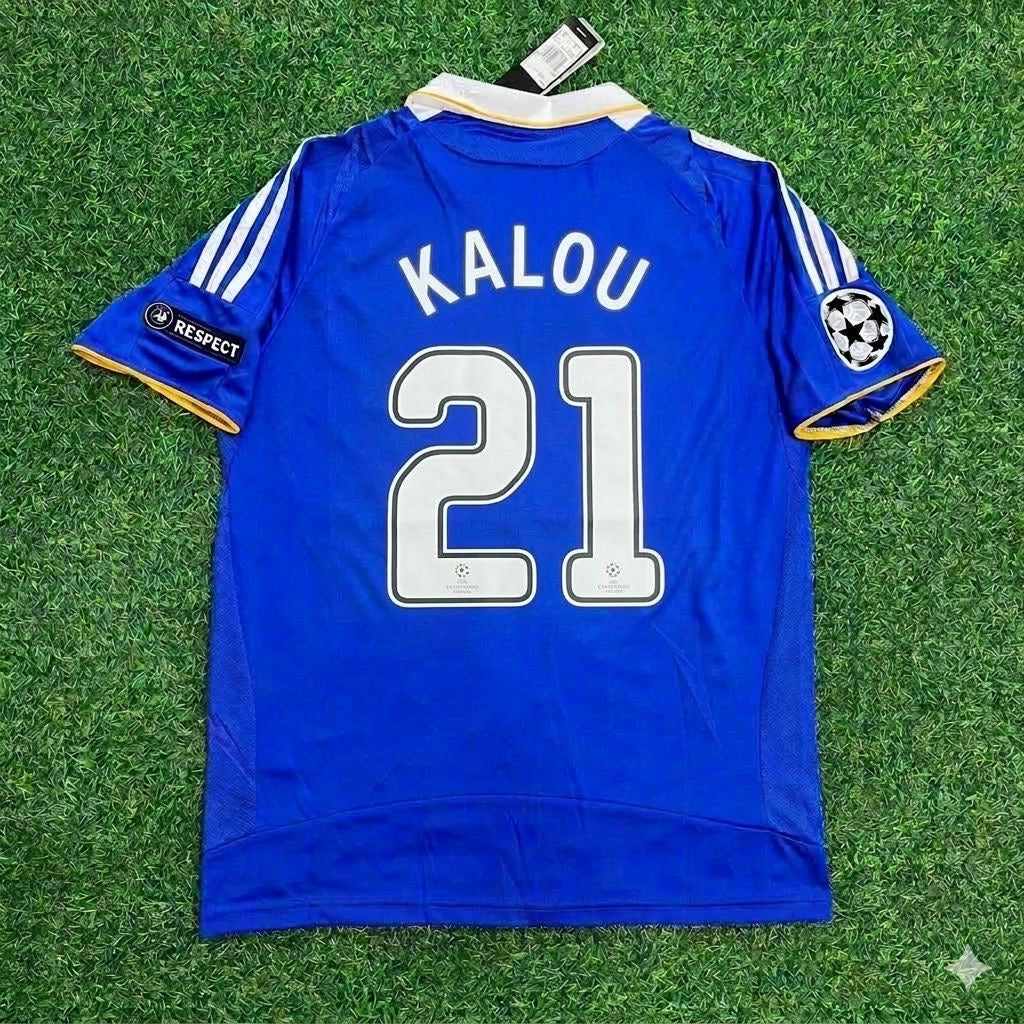 Salomon Kalou 21- Chelsea 2008 Champhions League Final Football Jersey