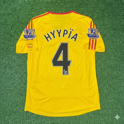 Sami Hyypiä Liverpool 2006/2007 Yellow Retro Football Jersey Collection