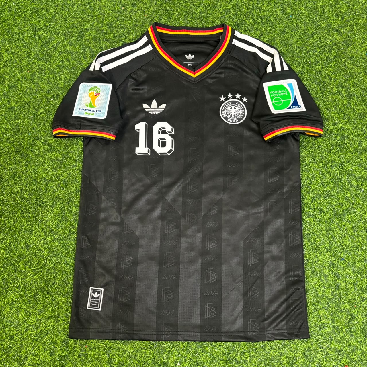 Germany World Cup 2014 Sami Khedira Special Edition Black Retro Football Jersey