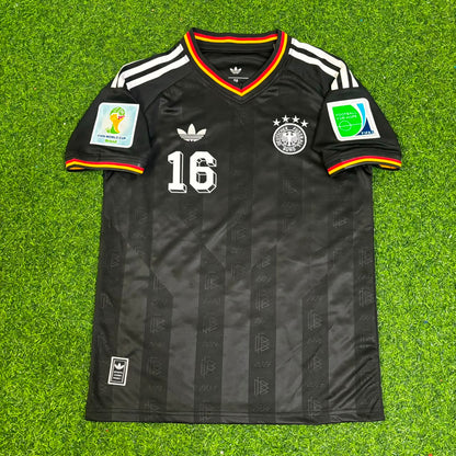 Germany World Cup 2014 Sami Khedira Special Edition Black Retro Football Jersey