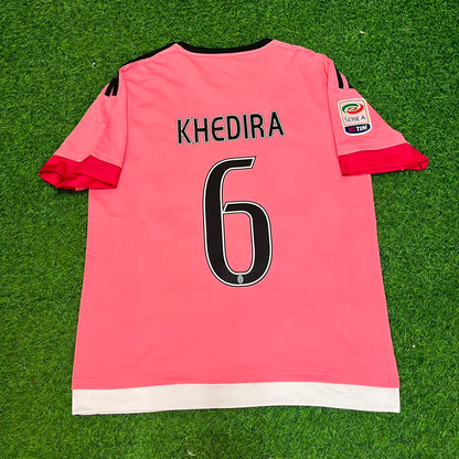 Sami Khedira Juventus Retro Pink 2015-2016 Football Jersey