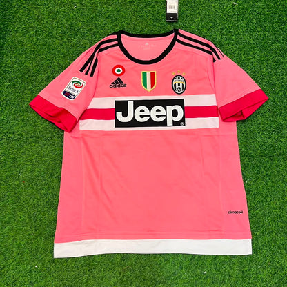 Sami Khedira Juventus Retro Pink 2015-2016 Football Jersey