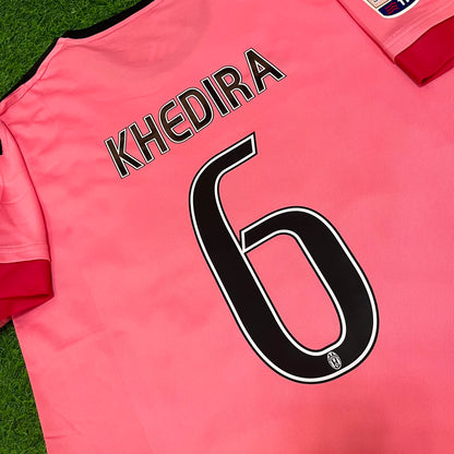 Sami Khedira Juventus Retro Pink 2015-2016 Football Jersey