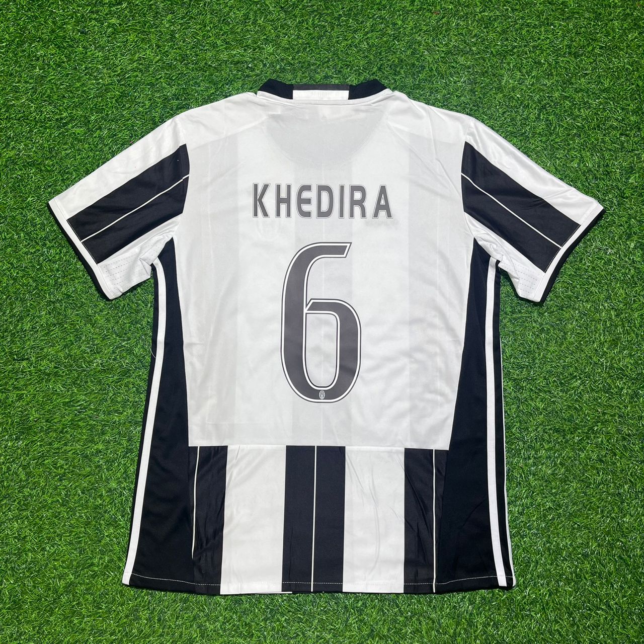 Sami Khedira Juventus 2016/17 Home Retro Football Jersey Collection