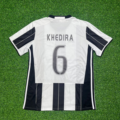 Sami Khedira Juventus 2016/17 Home Retro Football Jersey Collection