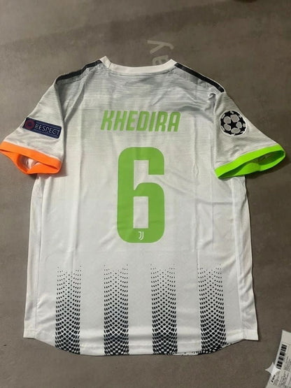 Sami Khedira 6 Juventus 2019/20 Home Football Jersey Retro Kit