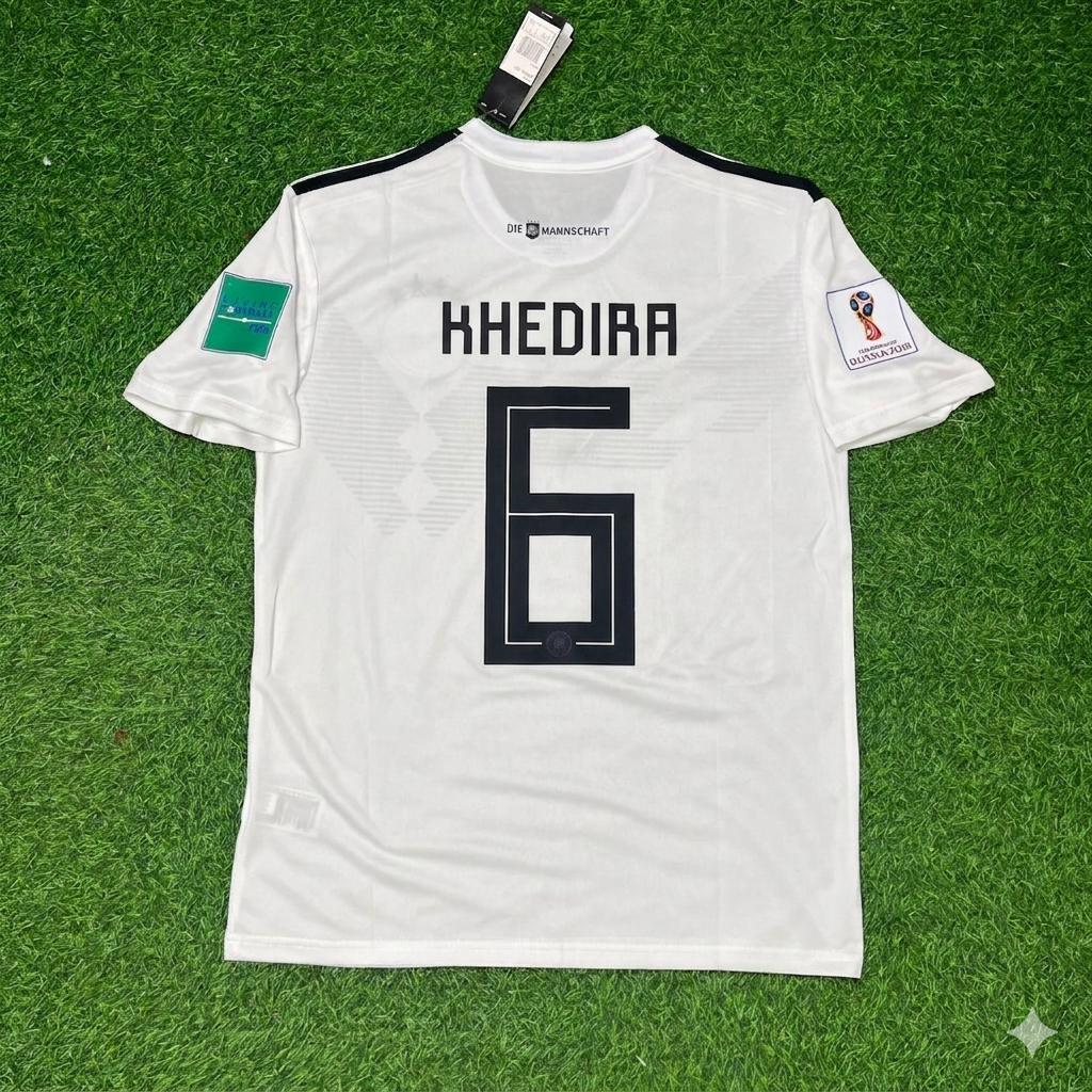 Germany World Cup 2018 Sami Khedira Deutschland Retro Football Jersey