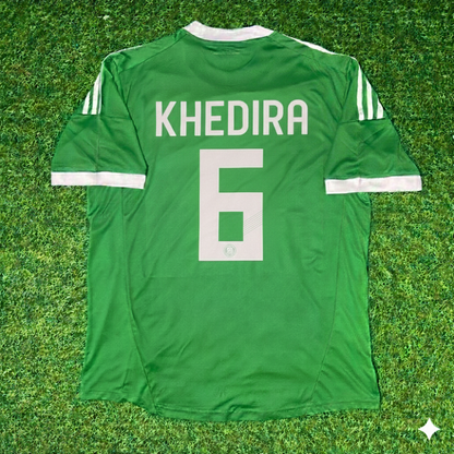 Germany EURO 2012 Sami Khedira Green Retro Football Jersey