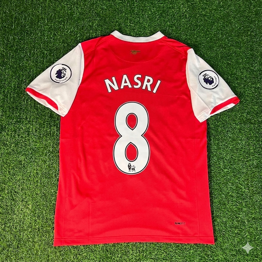 Samir Arsenal #8 Arsenal 2006/2008 Season Retro Football Jersey