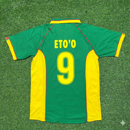 Cameroon World Cup 1998 Samuel Eto'o Retro Football Jersey