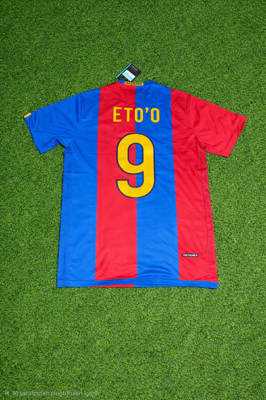 Samuel Eto'o Barcelona 2006/2007 Home Retro Football Jersey Kit