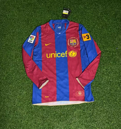 Samuel Eto'o Barcelona 2007 Retro Football Jersey Kit