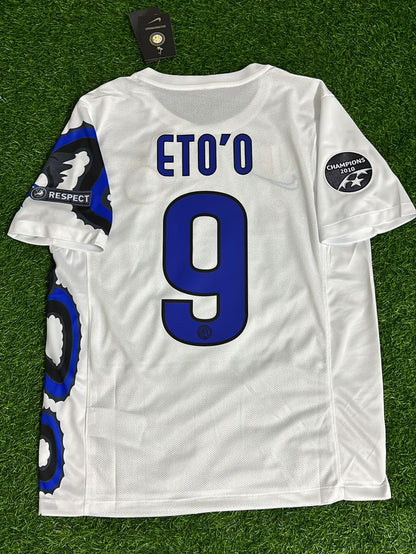Samuel Etoo - Inter 2010 2011 White Dragon Football Jersey