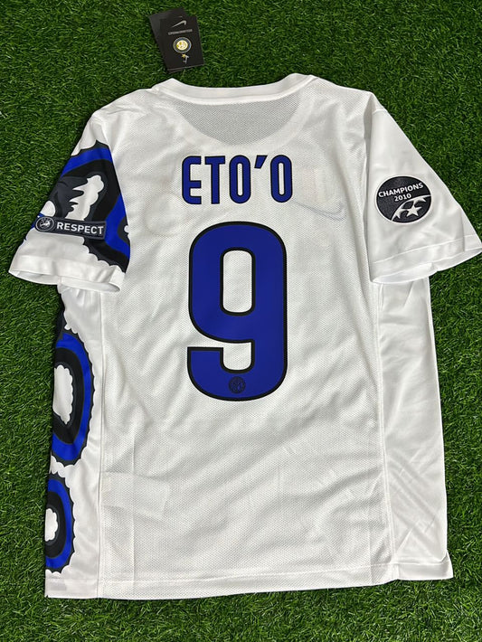 Samuel Etoo - Inter 2010 2011 White Dragon Football Jersey