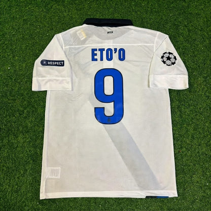 Samuel Eto’o #9 Inter 2011-2012 White Away Football Jersey