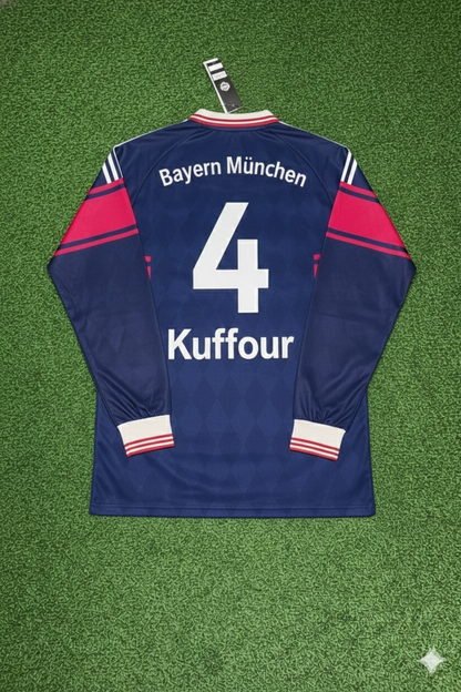 Samuel Kuffour FC Bayern München 1997/98 Saison Langarm Heim Retro