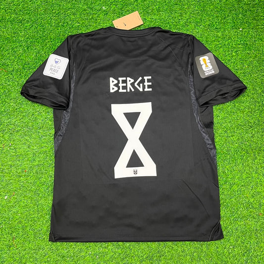 Norway World Cup 2026 Sander Berge #8 Black Away Football Jersey