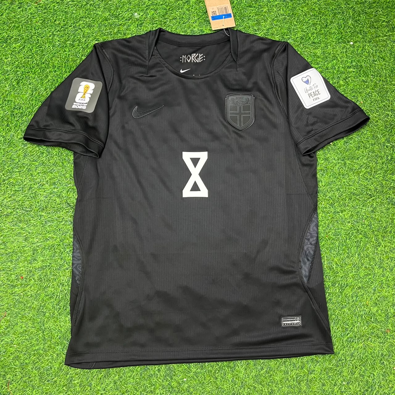 Norway World Cup 2026 Sander Berge #8 Black Away Football Jersey