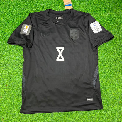 Norway World Cup 2026 Sander Berge #8 Black Away Football Jersey