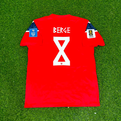 Norway World Cup 2026 Sander Berge #8 Home Football Jersey