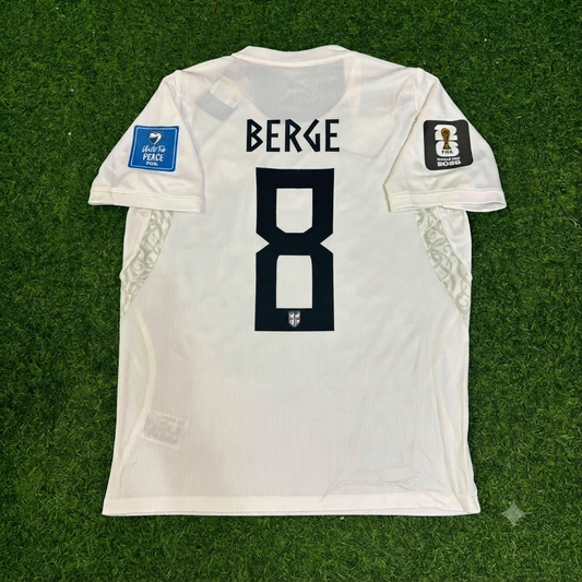 Norway World Cup 2026 Sander Berge #8 White Football Jersey